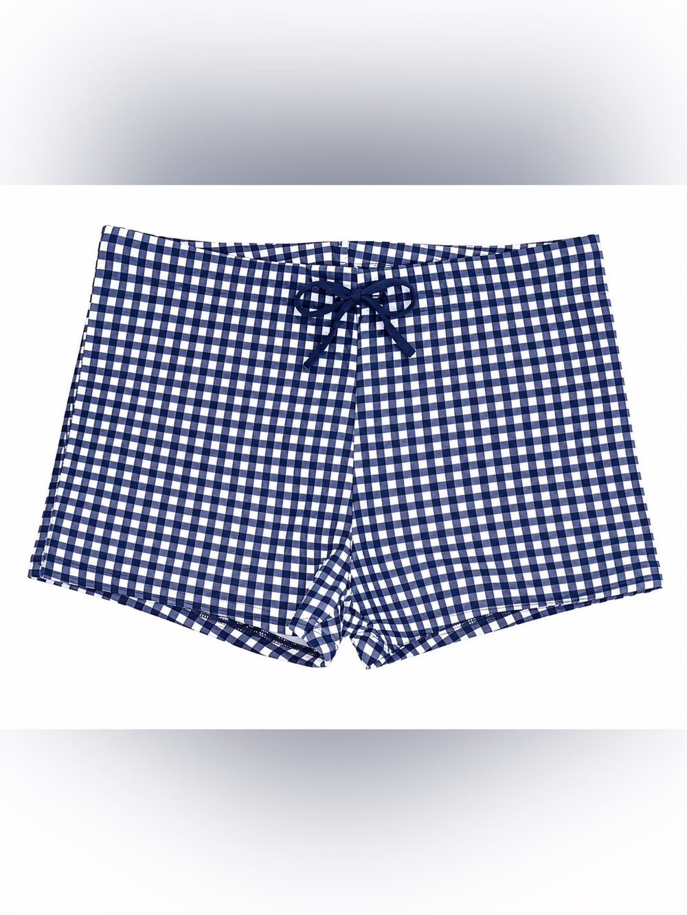 Minnow Boys Navy & White Checkered Brief (Size: 2T)